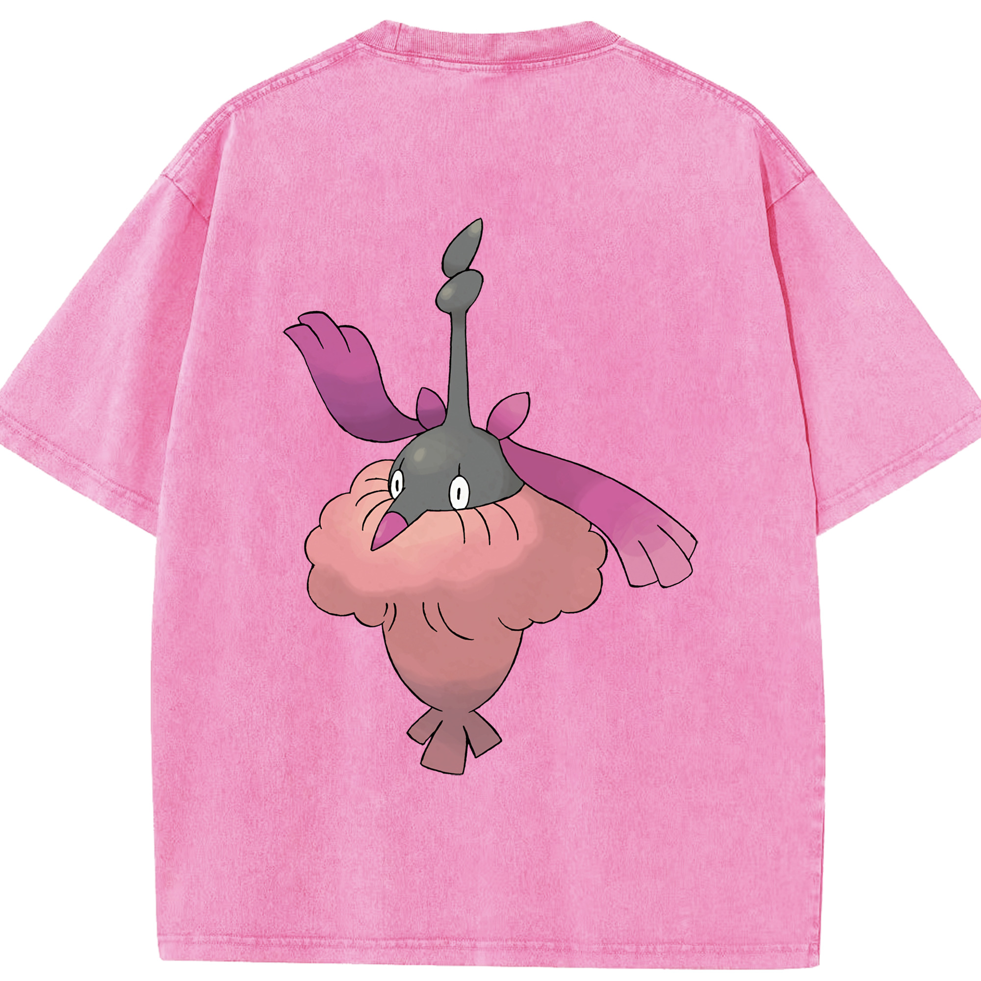 （画像用） ポケットモンスター Pokémon 綿100% ヴィンテージ風 半袖Tシャツ（背面プリント）